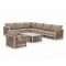 Bellagio Cadora hoek loungeset 5-delig links 7-zits