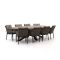 Apple Bee Milou/ROUGH-Y Ellips 280cm dining tuinset 9-delig