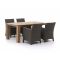 Intenso Bava/ROUGH-X 180cm dining tuinset 5-delig