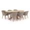 Intenso Tropea/ROUGH-Y Ellips 240cm dining tuinset 7-delig