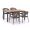 Manifesto Belpasso/Fidenza 160cm dining tuinset 5-delig stapelbaar