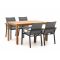 SUNS Felice/Liverpool 145cm dining tuinset 5-delig stapelbaar