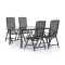 R&S Design Capri/Caluso 160cm dining tuinset 5-delig verstelbaar