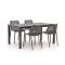 Forza Ripi/Fidenza 160cm dining tuinset 5-delig stapelbaar