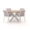 Bellagio Dranera/Fidenza ø126cm dining tuinset 5-delig stapelbaar
