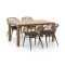 Intenso Azora/ROUGH-S 160cm dining tuinset 5-delig