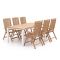Sunyard Veronica/Linosa 240cm dining tuinset 7-delig verstelbaar