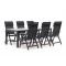 Bellagio Avenza/Fidenza 220cm dining tuinset 7-delig verstelbaar