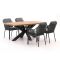 Tierra Outdoor Liv/Induno Deens Ovaal 180cm dining tuinset 5-delig stapelbaar