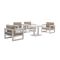 Forza Calleo/Ciro 120cm dining stoel loungeset 5-delig