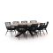 Intenso Asti/Rough-Y Ellips 280cm dining tuinset 9-delig