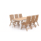Sunyard Veronica/Linosa 240cm dining tuinset 7-delig verstelbaar