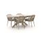 Tierra Outdoor SantaFe/Oblong 200cm dining tuinset 5-delig