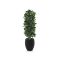 Designplants/Luca Lifestyle Laurier kolom kunstplant (h:125cm) met Grigio Tall Balloon bloempot