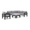 Bellagio Campazzo hoek loungeset 5-delig 6-zits