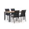 Forza Centallo/Fidenza 160cm dining tuinset 5-delig stapelbaar