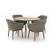 Intenso Bordano/ROUGH-K ø 115cm dining tuinset 5-delig