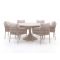 SUNS Fiave/Nova ø170cm dining tuinset 7-delig
