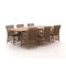 Manifesto Ortello/Induno Deens Ovaal 240cm dining tuinset 7-delig