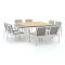 Bellagio Vezzano/Linosa 160cm dining tuinset 9-delig