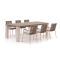 Bellagio Caronia/ROUGH-X 240cm dining tuinset 7-delig stapelbaar