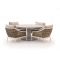 Apple Bee Milou/La Fonte ø 150cm low dining tuinset 5-delig