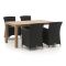 Forza Barga/ROUGH-S 160cm dining tuinset 5-delig
