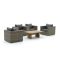 Forza Barolo/ROUGH-L stoel loungeset 5-delig