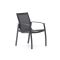 R&S Design Altea dining tuinstoel stapelbaar - Grijs - Antraciet - Textileen