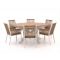 Manifesto Rivola/Fidenza ø149cm dining tuinset 7-delig