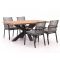 Bellagio Marudo/Induno Deens Ovaal 180cm dining tuinset 5-delig stapelbaar
