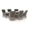 Intenso Milano/ROUGH-Y Ellips 240cm lounge-dining tuinset 7-delig