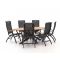 Hartman Da Vinci/Stephanie 240cm dining tuinset 7-delig verstelbaar