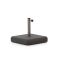 Parasolvoet 35kg beton - Vierkant/Antraciet voor buisdiktes ø25-44mm