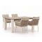 Apple Bee Milou/ROUGH-X 180cm dining tuinset 5-delig