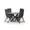Bellagio Trappeto/Fidenza ø126cm dining tuinset 5-delig
