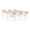Bellagio Roma/Linosa 240cm dining tuinset 7-delig stapelbaar