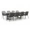 Tierra Outdoor Liv/Naro 280cm dining tuinset 9-delig stapelbaar