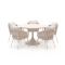 SUNS Dolce/Nova ø150cm dining tuinset 6-delig