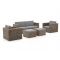 ROUGH-C stoel-bank loungeset 5-delig