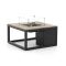 Cosiraw lounge vuurtafel 100x100x55cm