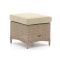 Intenso Milano bijzettafel/voetenbank 53x53x37cm