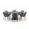 Tierra Outdoor Liv/La Fonte ø150cm dining tuinset 7-delig