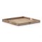 ROUGH-X dienblad 80x80cm - Old Teak Greywash