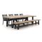 Manifesto Rivola/Bresimo 330cm dining tuinset met bank 6-delig