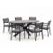 Bellagio Rumo/Fidenza ovaal 220cm dining tuinset 7-delig stapelbaar
