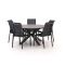R&S design Centallo/Fidenza ø149cm dining tuinset 6-delig stapelbaar