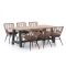 Intenso Asti/Bresimo 260cm dining tuinset 7-delig