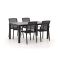 Bellagio Dranera/Fidenza 160cm dining tuinset 5-delig stapelbaar
