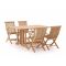 Sunyard Leeds/Butterfly 150cm dining tuinset 5-delig